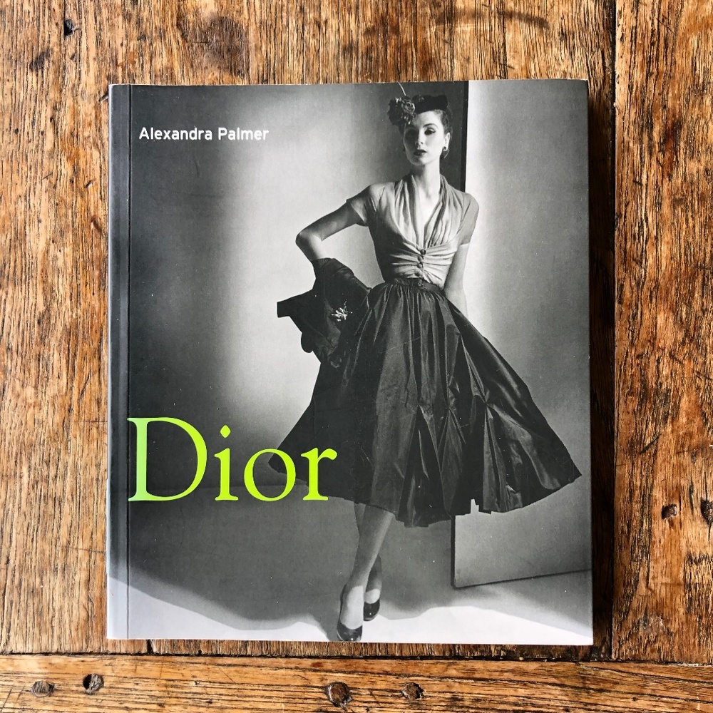 Dior Fashion Book with Black and Gray Cover